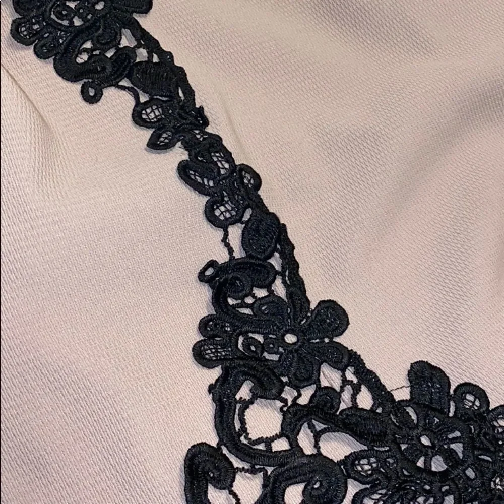 ✨ASOS Textured Pencil Dress with Lace Waist Panel✨ - Picture 3 of 11